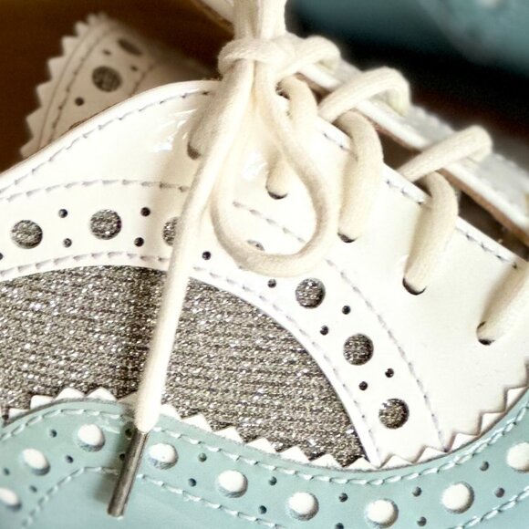 The Office of Angela Scott Mr. Doubt Wingtip Oxford Shoes EUC - Picture 5 of 10